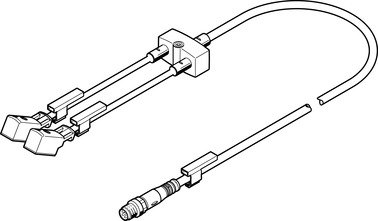 VERTEILER NEDY-L2R1-V1-Z4W2Z-U-0.3L-M8G4-2.5R