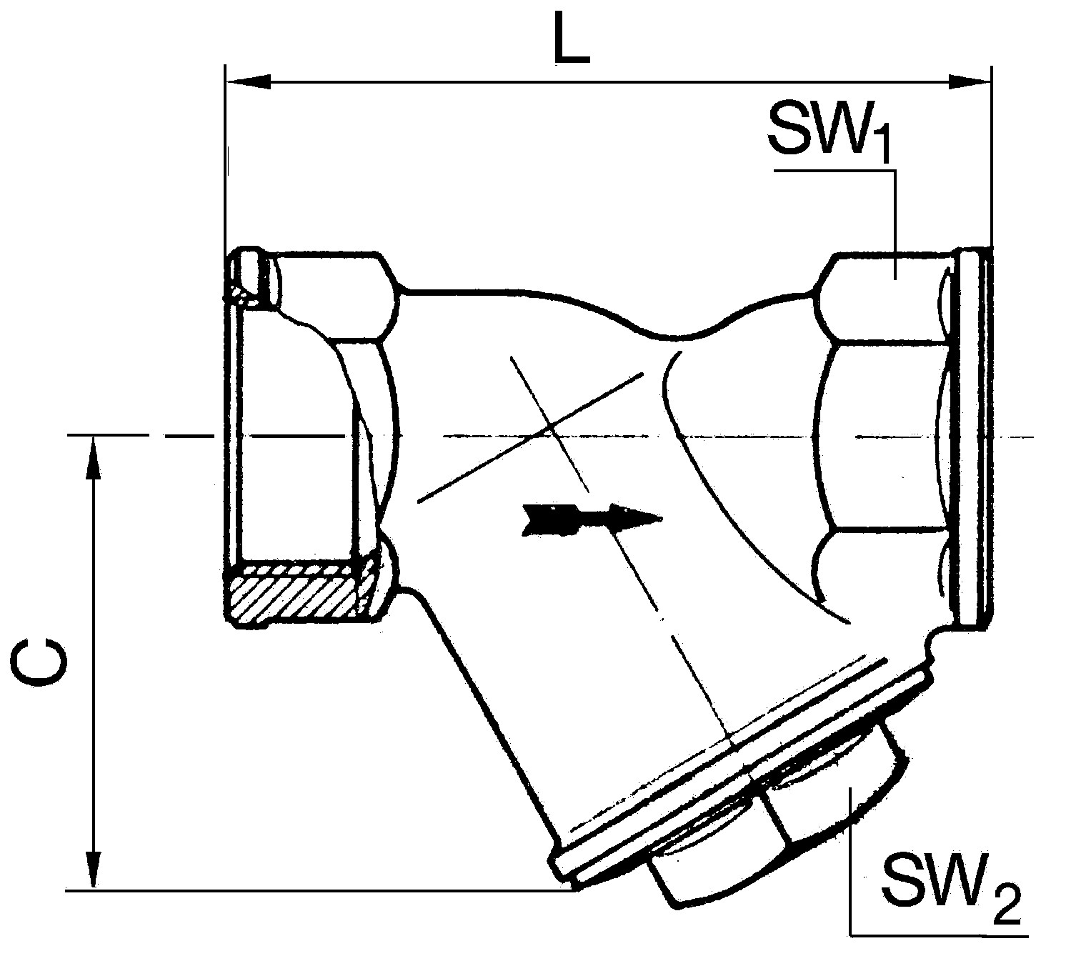 Schmutzfänger Typ 60-7/K-0,6