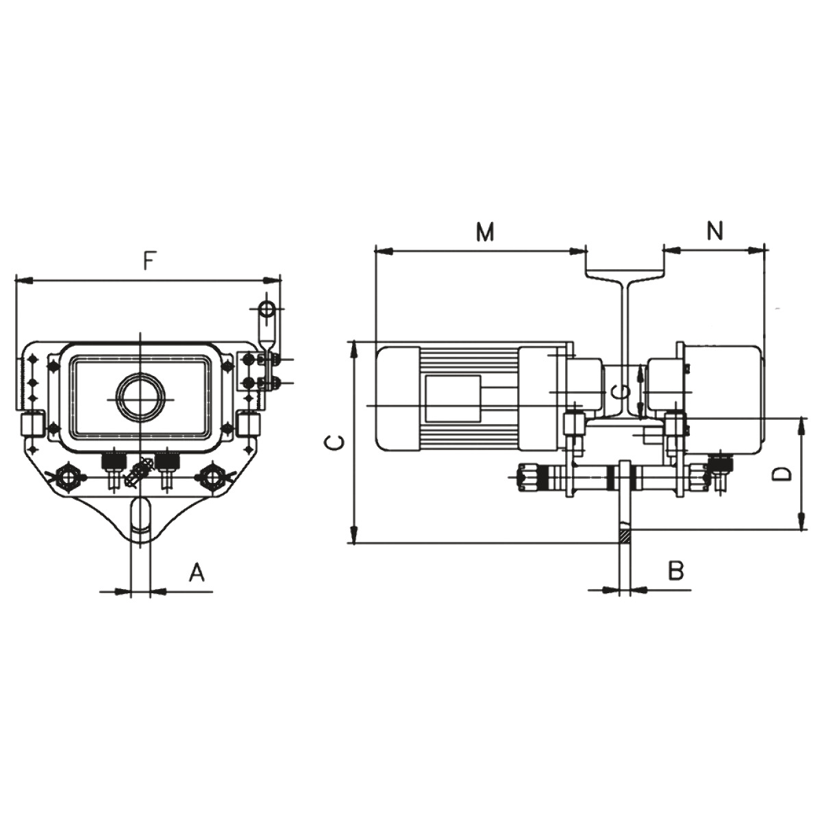 Unicraft Elektrofahrwerk EFW 2-1 