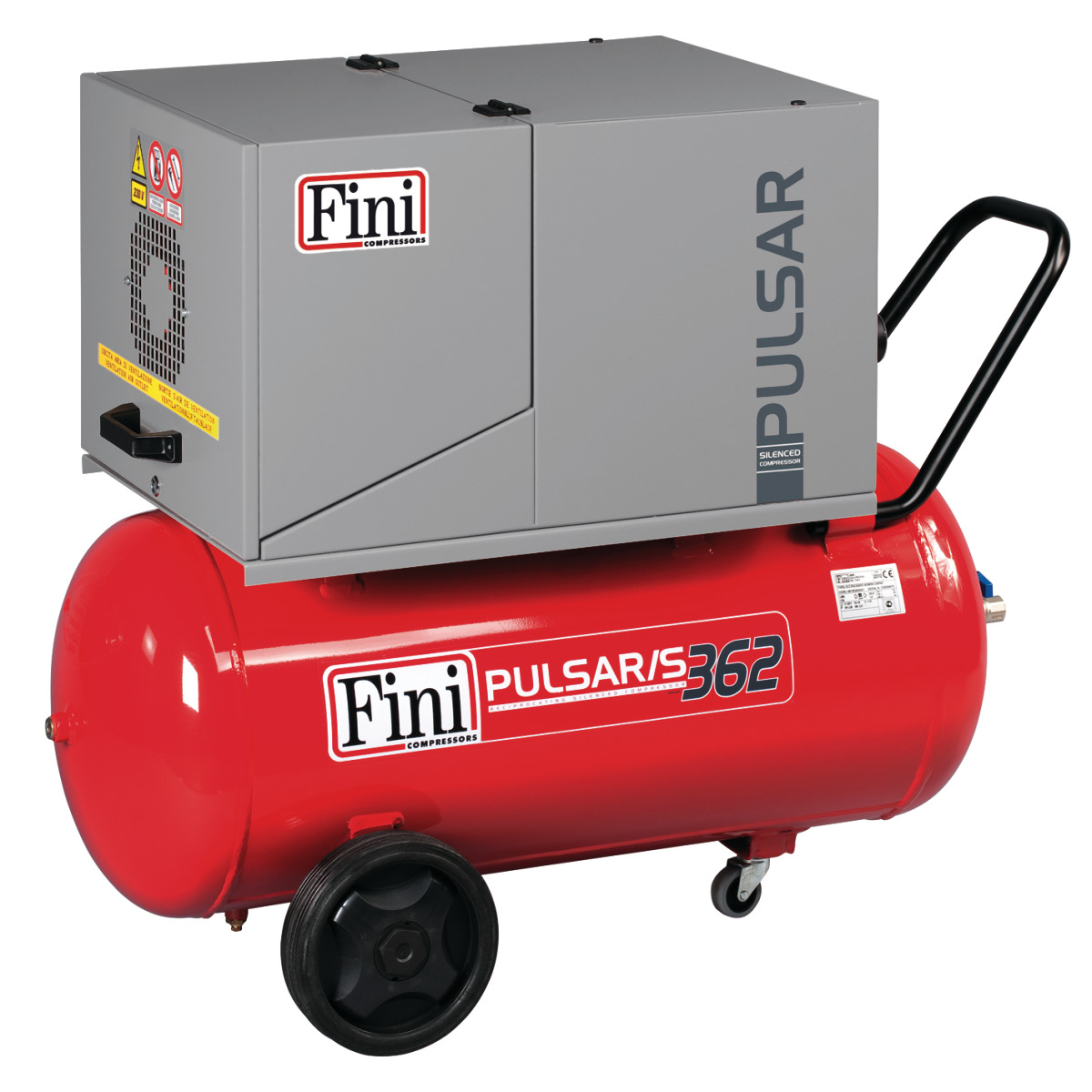 Fini Mobiler Kolbenkompressor SILENT PULSAR/S 362-M-90