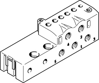 ANSCHLUSSPLATTE MHA2-AS-5-M5